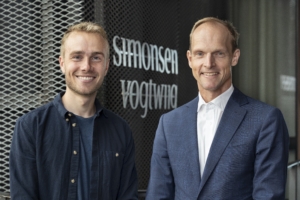 Kasper sammen med partner Christian Reusch, som selv er aktiv i orienteringsmiljøet i Oslo.
